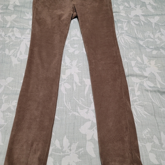 Mid rise Faux suede stretch jeans size 25 - Picture 9 of 13